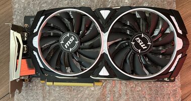 MSI GeForce GTX 1060 6GB 6 GB 1544-1759 Mhz PCIe x16 GPU