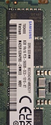 Samsung RAM DDR5 (16Gb) 8x2 5600MHZ