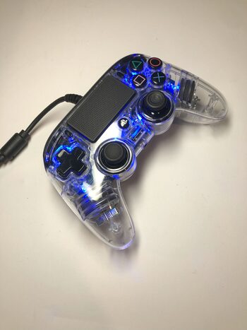 Nacon BB4470Blu Genuine Wired lluminated Controller for Sony PlayStation 4