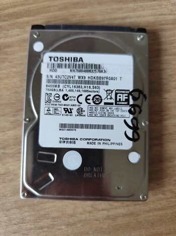 Toshiba 750 GB HDD Storage