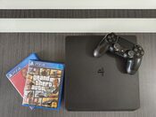 PlayStation 4 Slim, 1TB + mando original + GTA5 + FIFA 20