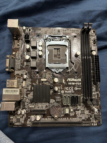 ASRock H81M-VG4 R3.0 Intel H81 Micro ATX DDR3 LGA1150 1 x PCI-E x16 Slots Motherboard