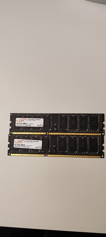 CSX 4GB (2x2) DDR3 1333MHz