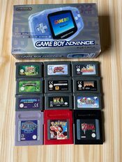 Game Boy Advance, Light Blue + 12 Games