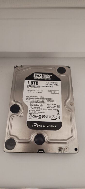 Western Digital Caviar Black 1 TB HDD Storage