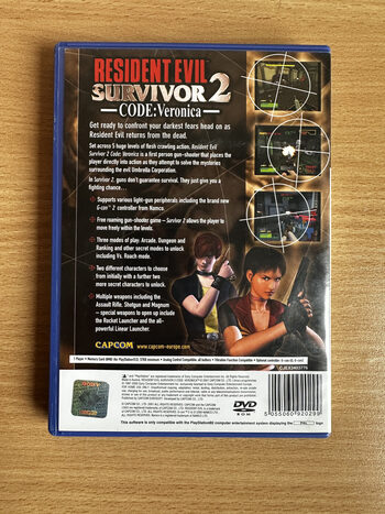 Resident Evil Survivor 2 Code: Veronica PlayStation 2