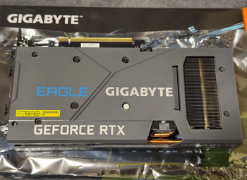 Gigabyte GIGABYTE GeForce RTX 3060 EAGLE OC 12G Graphics Card, 2 x WINDFORCE Fans, 12GB 192-bit GDDR6, GV-N3060EAGLE OC-12GD Video Card 12 GB 1320-1807 Mhz PCIe x16 GPU