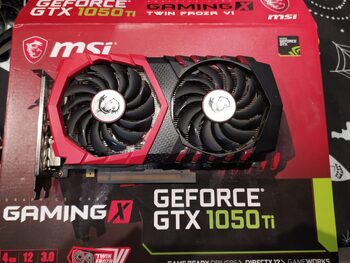 MSI GeForce GTX 1050 Ti 4 GB 1290-1493 Mhz PCIe x16 GPU