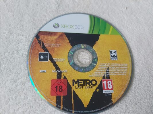 Metro: Last Light Xbox 360