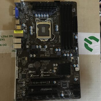 ASRock Z77 Pro3 Intel Z77 ATX DDR3 LGA1155 2 x PCI-E x16 Slots Motherboard
