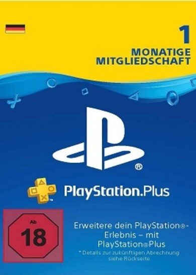 E-shop PlayStation Plus Card 30 Days (DE) PSN Key GERMANY