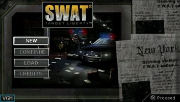 SWAT: Target Liberty PSP