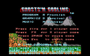 Ghosts 'n Goblins (1985) NES