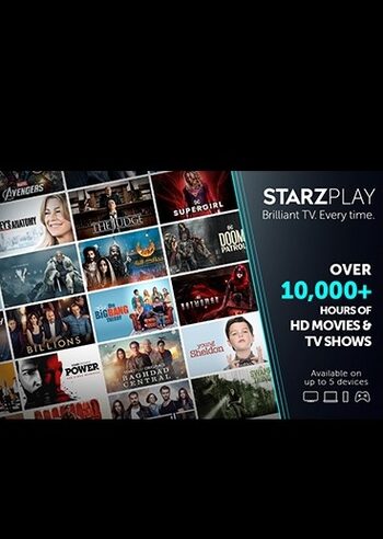 STARZPLAY Gift Card 92 SAR Key SAUDI ARABIA