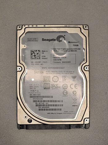 Seagate Momentus 750 GB HDD Storage