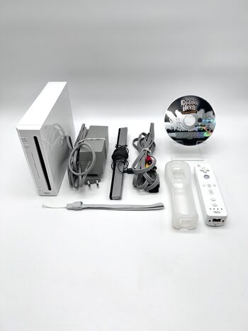 Nintendo Wii RVL-001 Žaidimų Konsolės Pilnas Baltas Rinkinys