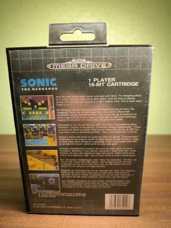 Sonic the Hedgehog 1991 SEGA Mega Drive