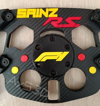 MOD F1 PERSONALIZADO con NOMBRE+NUMERO O LOGO F1+ESCUDERIA xa Logitech G29 G923