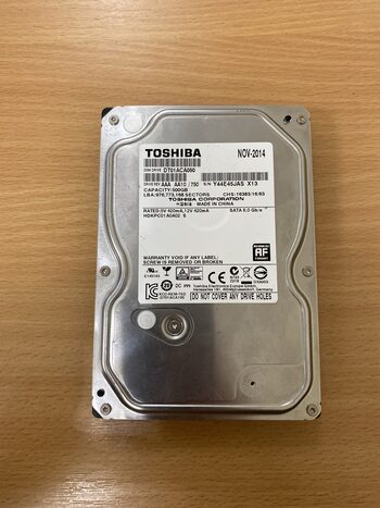 Toshiba 500 GB HDD Storage