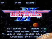 Gradius III and IV PlayStation 2