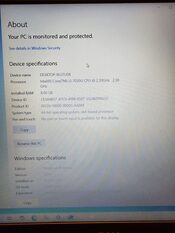Dell inspirion 15 3584 i3-7020 8gb 128gb SSD 