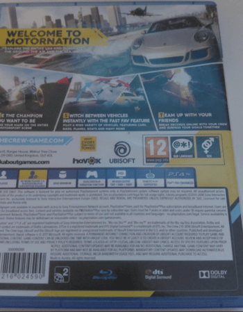 The Crew 2 PlayStation 4 for sale