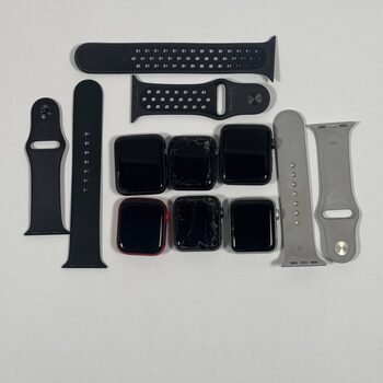 6x *UNTESTED* Apple Watch Smartwatches Various Colors with Strap Parts