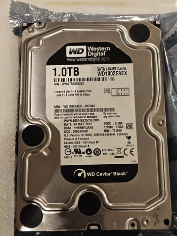 Western Digital Caviar Black 1 TB HDD Storage for sale