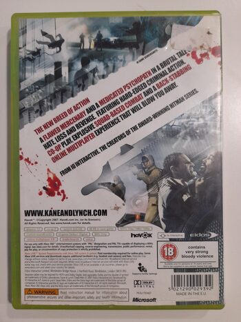 Kane and Lynch: Dead Men Xbox 360