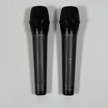 2x JBL PartyBox Mic 100: Wired Dynamic Vocal Mic with Cable, Quality Performance