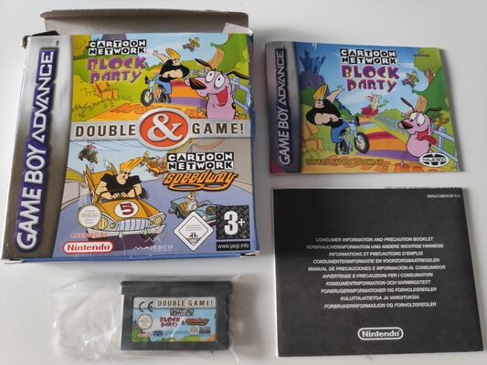 2 Games In 1: Cartoon Network Block Party & Cartoon Network Speedway Game Boy Advance