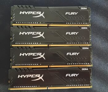 Kingston HyperX Fury 8 GB (2 x 4 GB) DDR4-3200 Black PC RAM