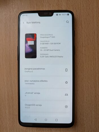 OnePlus 6 128GB Mirror Black
