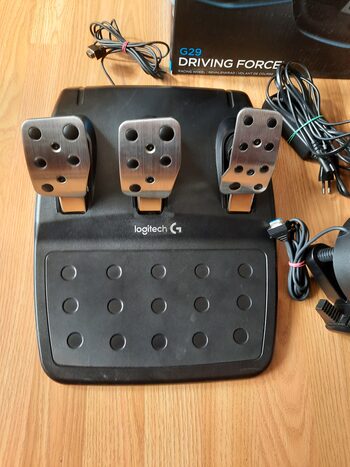 Logitech G29 vairas + pedalai + šifteris PS5 PS4 PS3 PC for sale