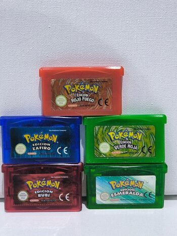 Lote 4 juegos de Pokemon Gameboy Advance