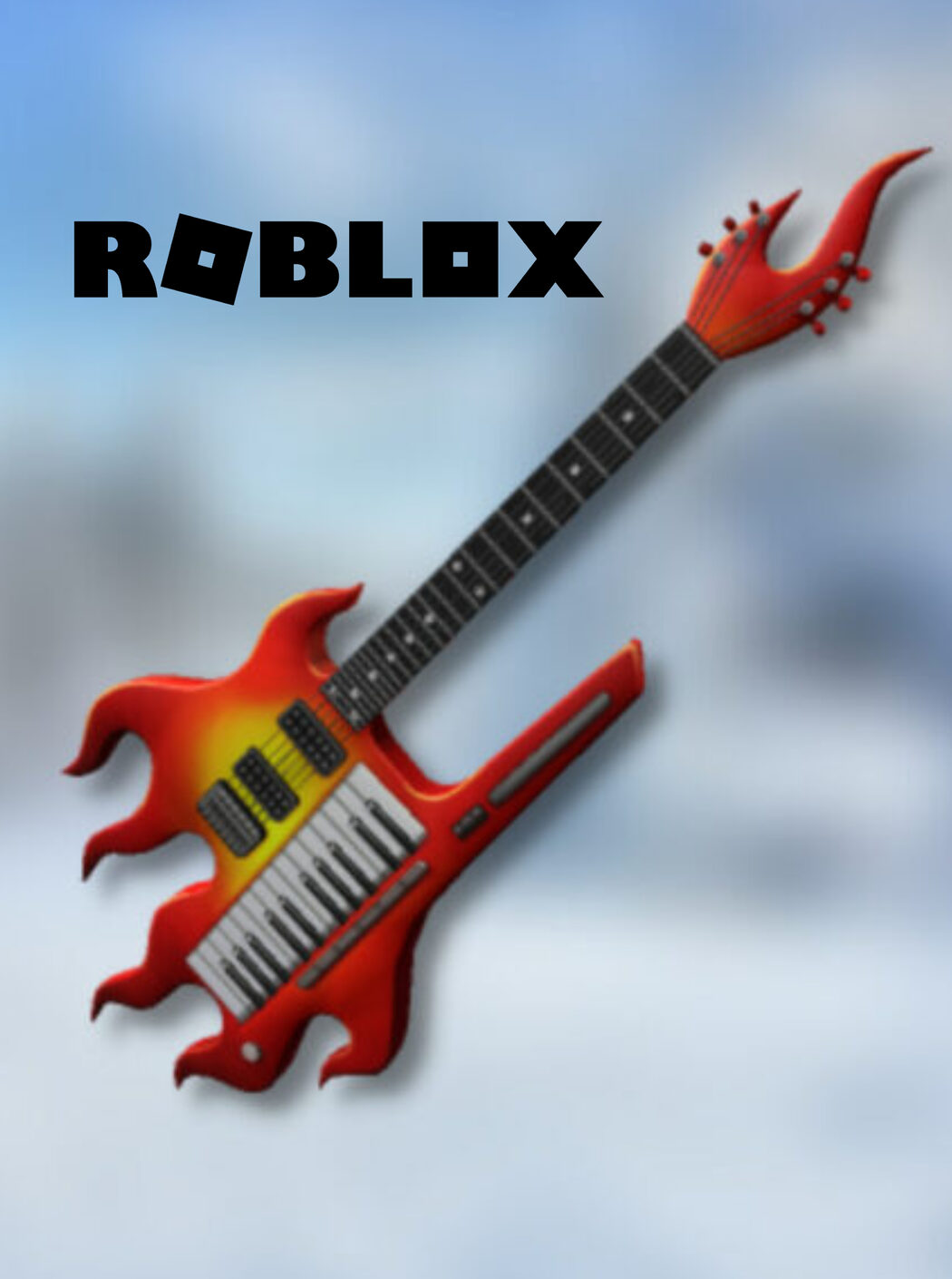 Buy Roblox Flame Guitar Virtual Item DLC Official Key   ENEBA