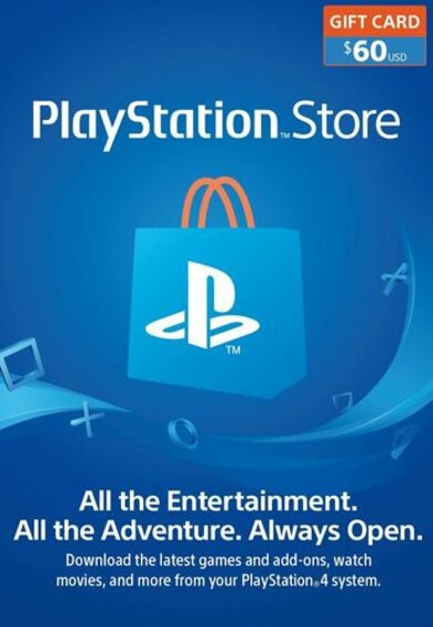E-shop PlayStation Network Card 60 USD (KWD) PSN Key KUWAIT