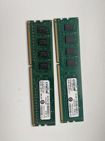 Crucial RAM 8GB (2x4 GB) DDR3 1600 MT/s