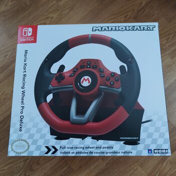 Nintendo SWITCH HORI didelis vairas MARIO KART RACING WHEEL PRO DELUXE