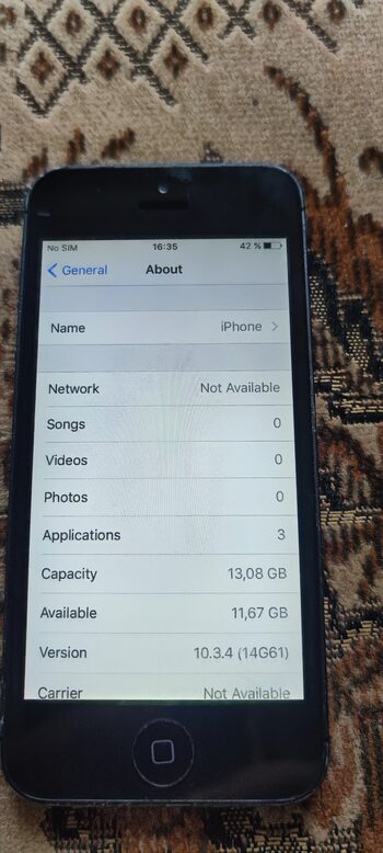 Apple iPhone 5 16GB Black/Slate