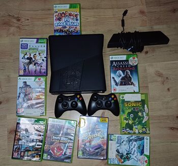 Xbox 360 500 GB su 9 zaidimai+kinect Mažeikaj ir kiti miestai