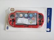 Funda PS Vita silicona rojo y protector de pantalla