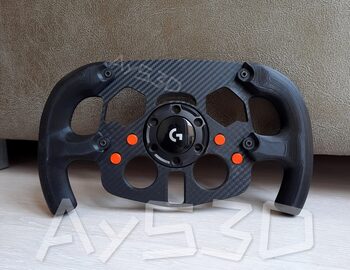 MOD F1 Fórmula 1 para Volante Logitech G29 y G923 de PS PlayStation y PC Naranja