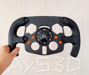 MOD F1 Fórmula 1 para Volante Logitech G29 y G923 de PS PlayStation y PC Naranja