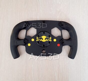 MOD F1 Formula 1 RED BULL para Volante Logitech G920 de Xbox PC Redbull amarillo