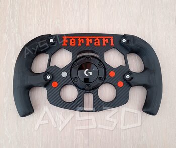 MOD F1 Formula 1 FERRARI para Volante Logitech G29 y G923 de PS PlayStation y PC