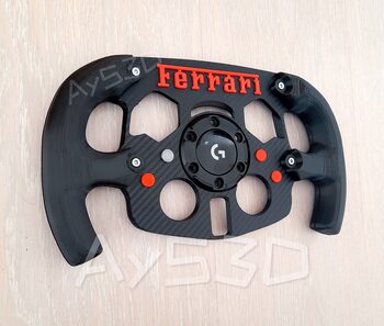 MOD F1 Formula 1 FERRARI para Volante Logitech G29 y G923 de PS PlayStation y PC