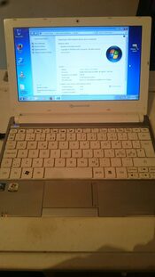 packard bell netbook , baltas maziukas, su normalia klava