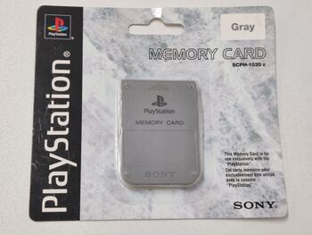 MEMORY CARD GREY PS1 OFICIAL SONY . TARJETA DE MEMORIA GRIS 