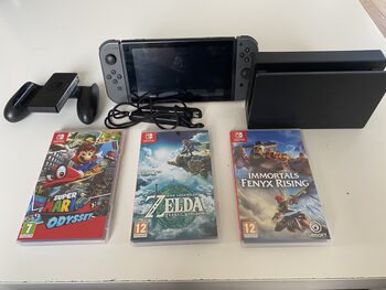 Nintendo Switch, gray, 32Gb, +3 žaidimai